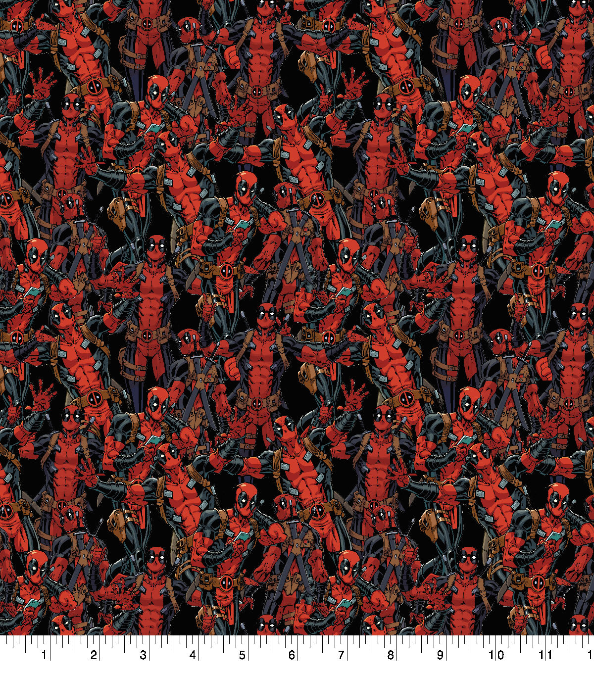 Marvel's Deadpool Character Action Fabric
