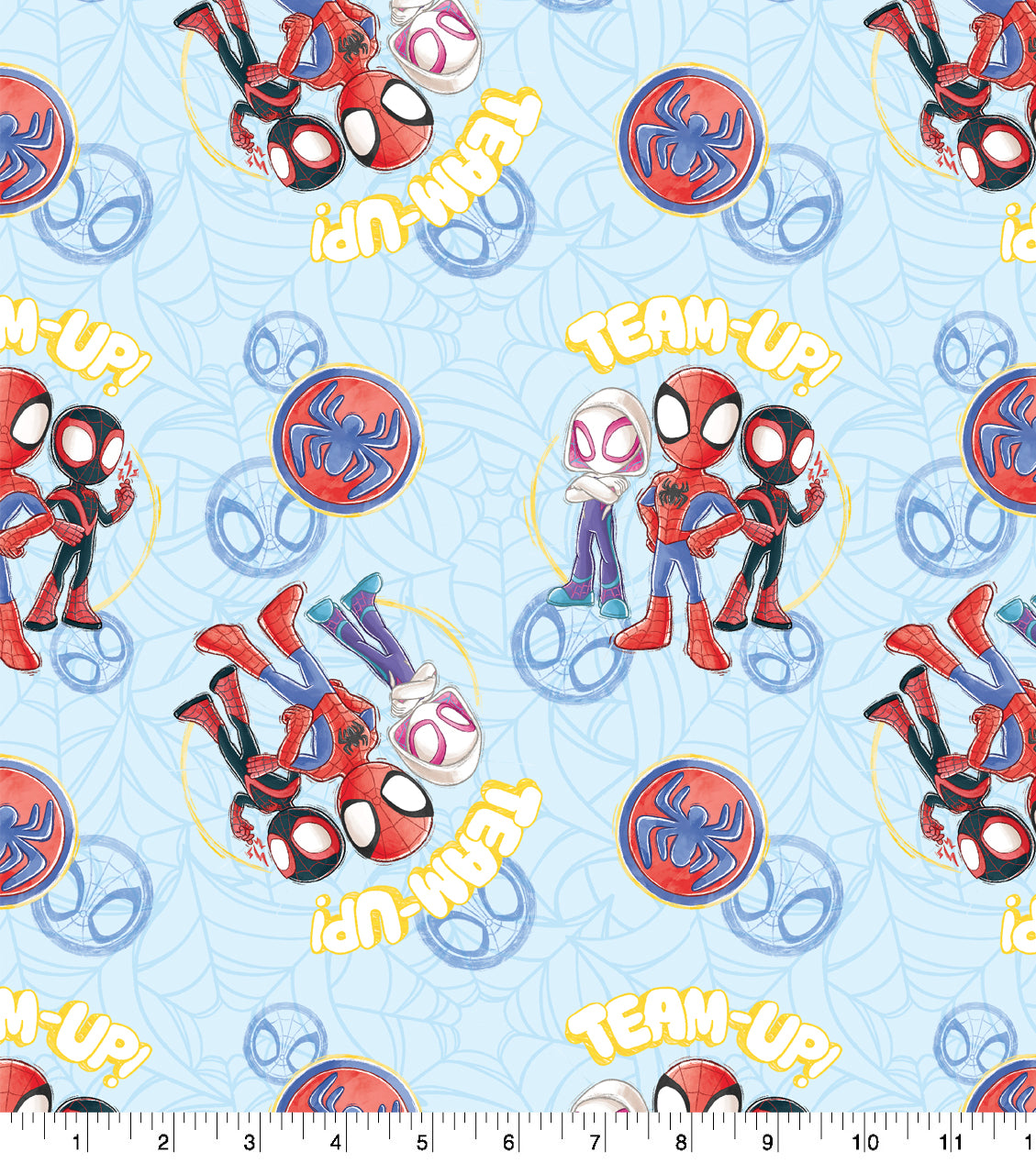 Spidey and Friends Cotton Fabric Stickers
