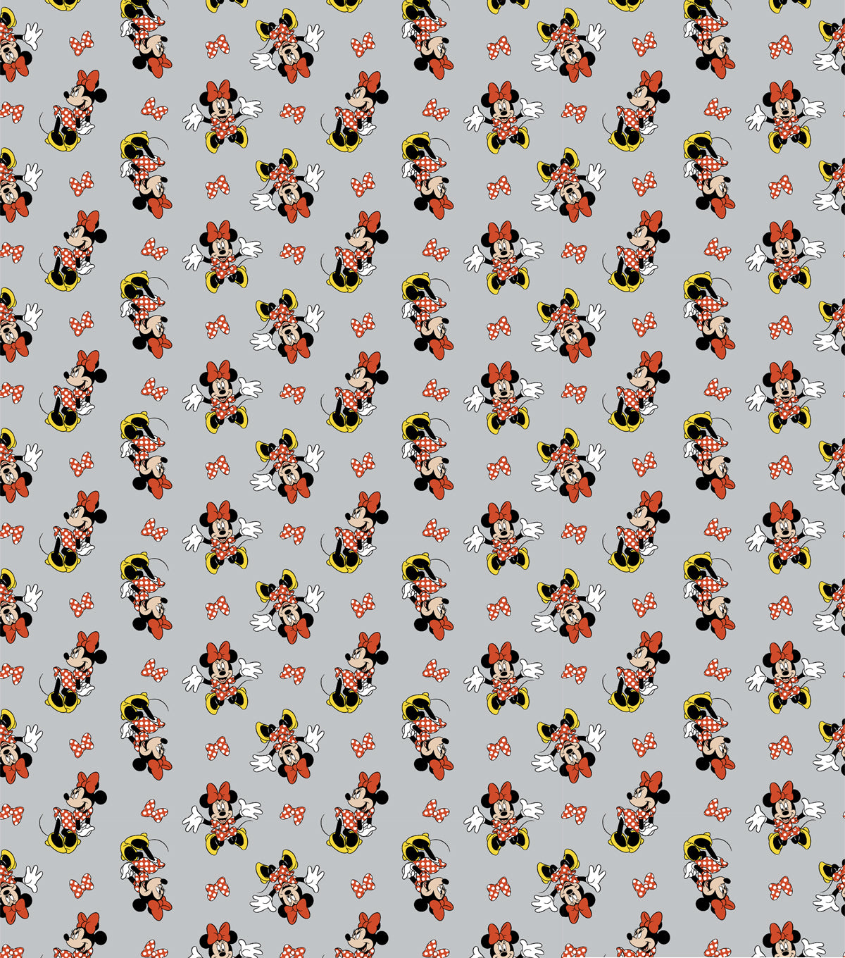 Disney Minnie Mouse Fun With Polka Dots Cotton Fabric