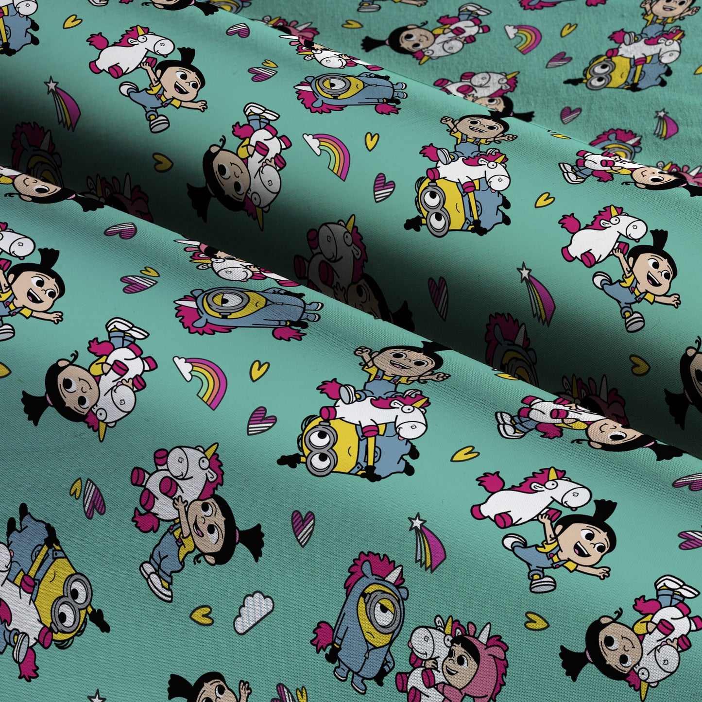 Universal Despicable Me Fluffy Cotton Fabric
