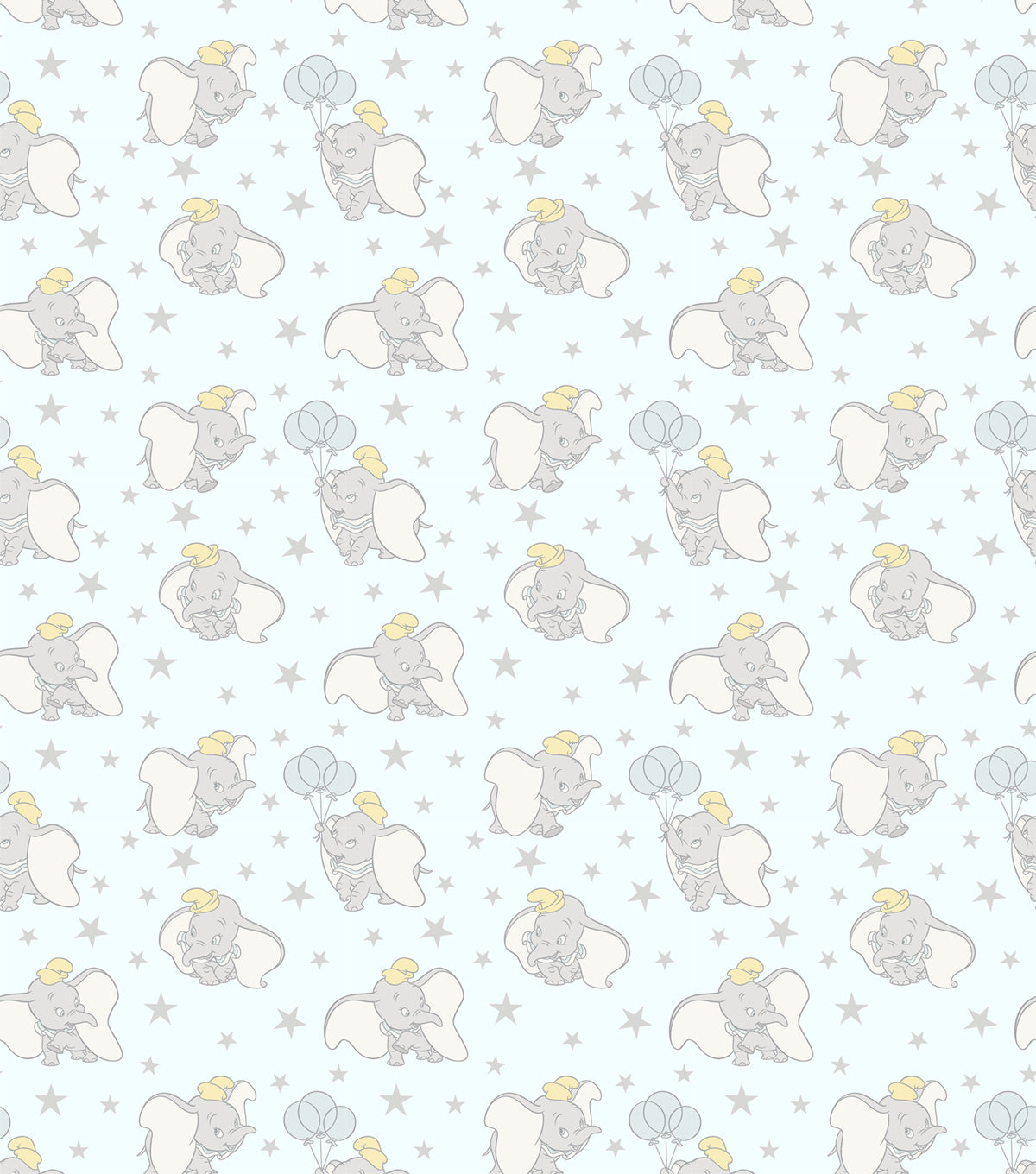 Disney Dumbo Stars Cotton Fabric