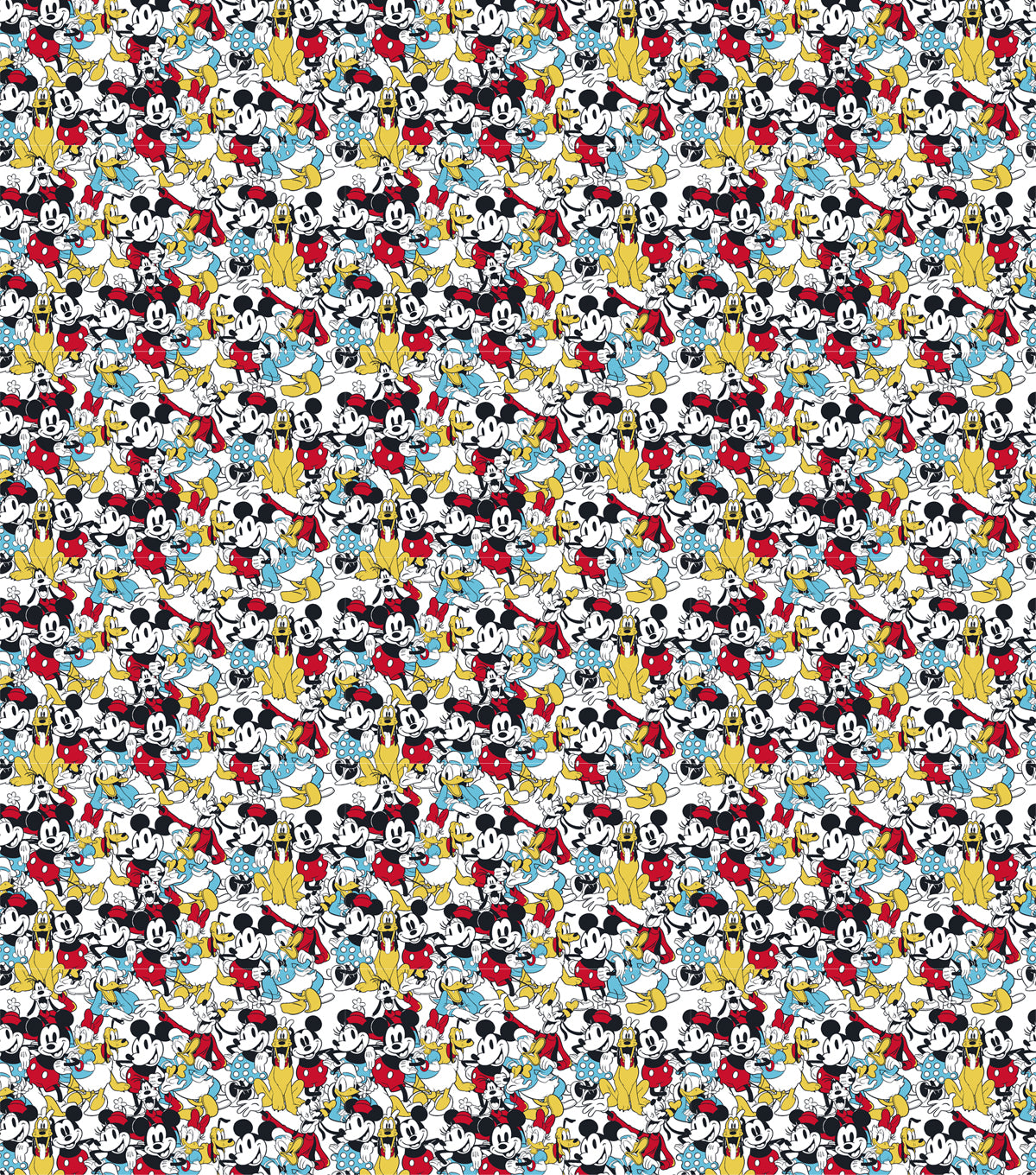 Disney Mickey Mouse & Friends Vintage Cotton Fabric