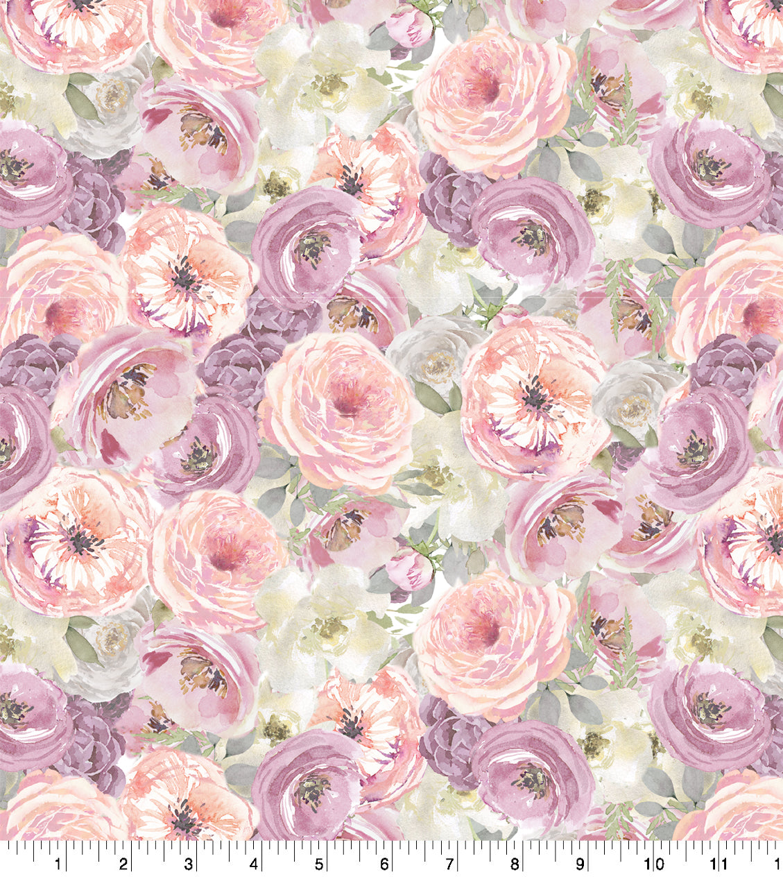 Peony Floral Cotton Fabric