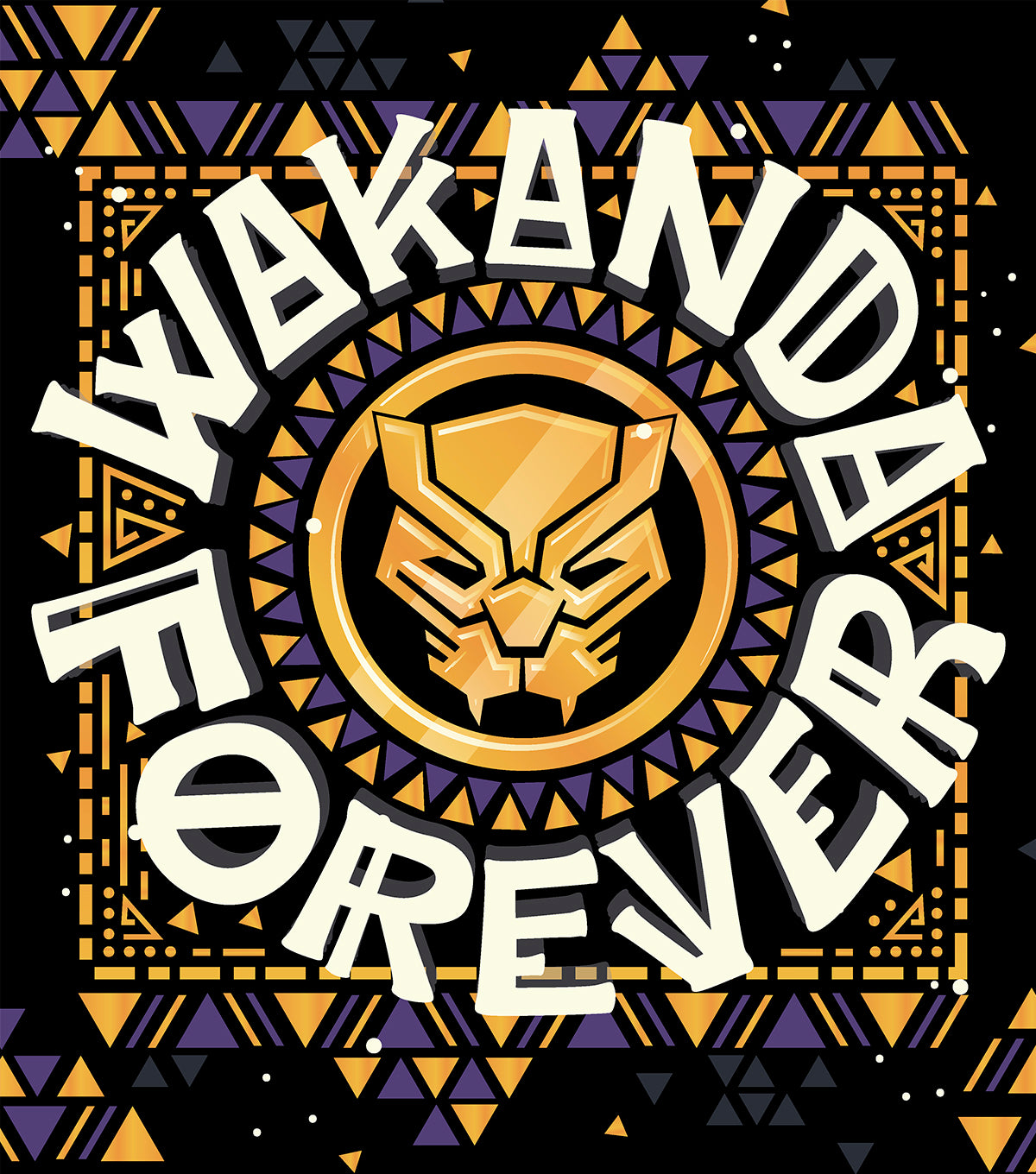 Marvel Studios' Black Panther Wakanda Forever Badge Fabric