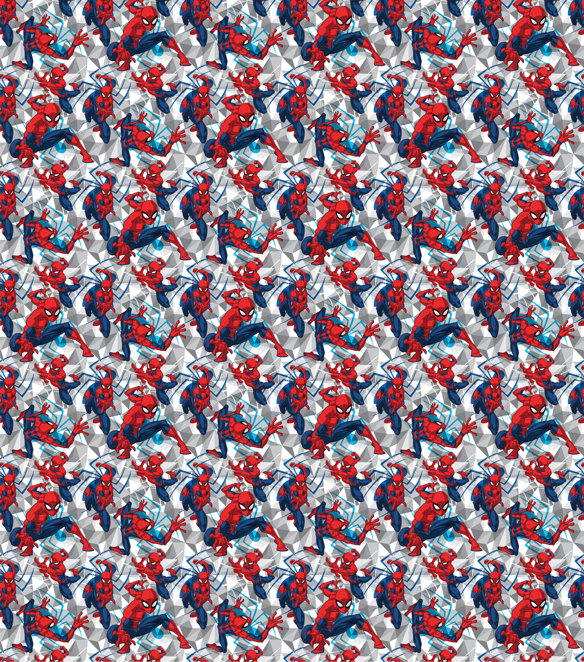 Marvel's Spider-Man Geometric Cotton Fabric