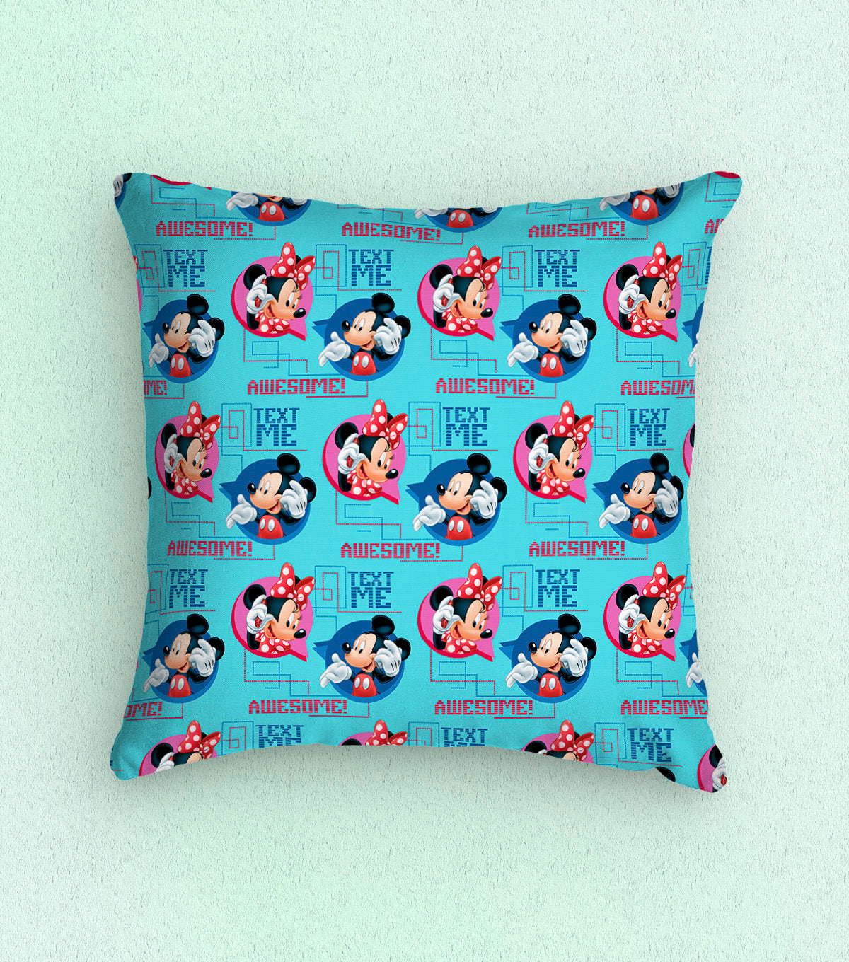 Disney Mickey Mouse & Minnie Mouse Text Me Fabric