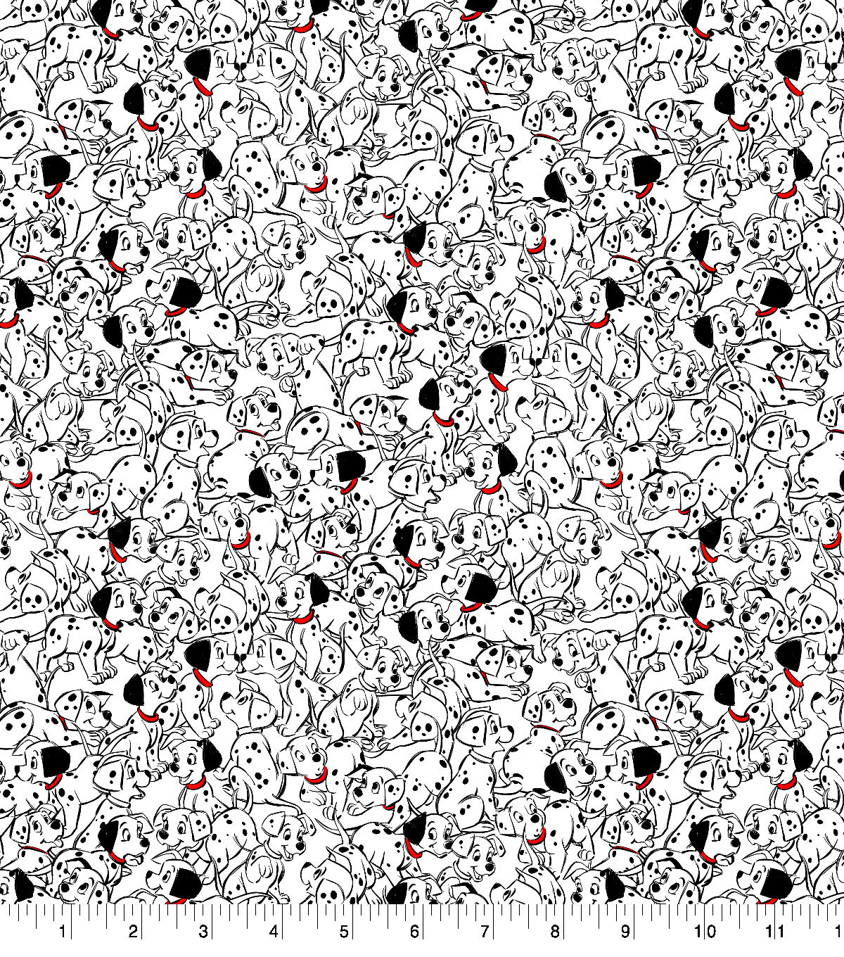 Disney 101 Dalmatians All Puppies Fabric