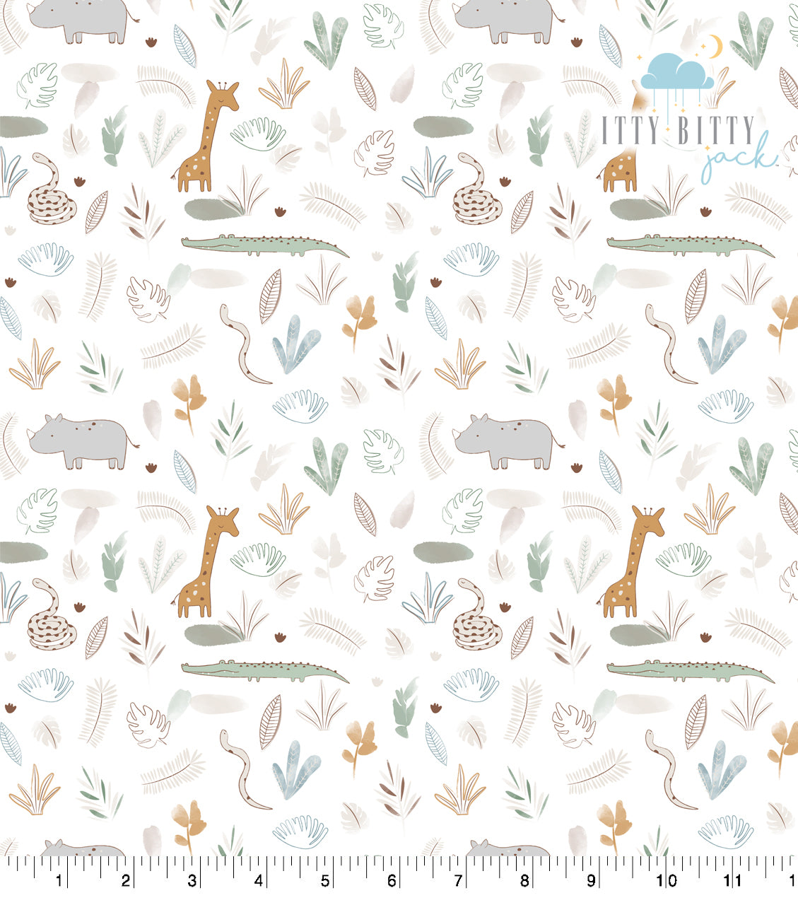 Itty Bitty Jack Itty Bitty Jungle Fabric – fabricstreet.com