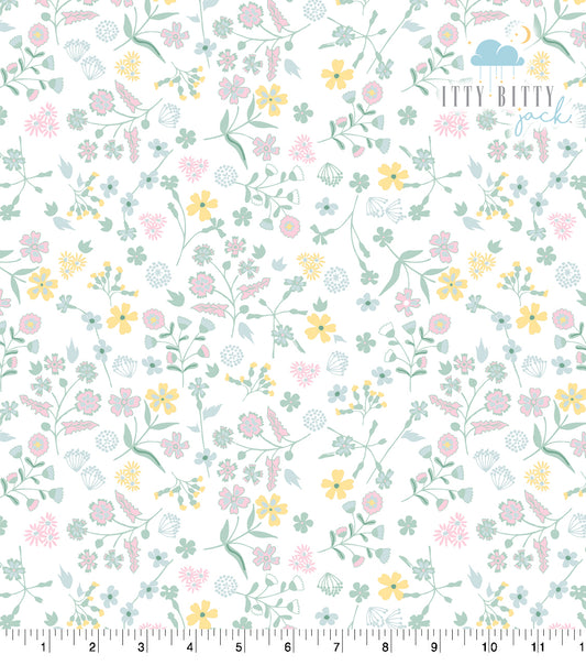 Itty Bitty Jack - Soft Floral Cotton Fabric