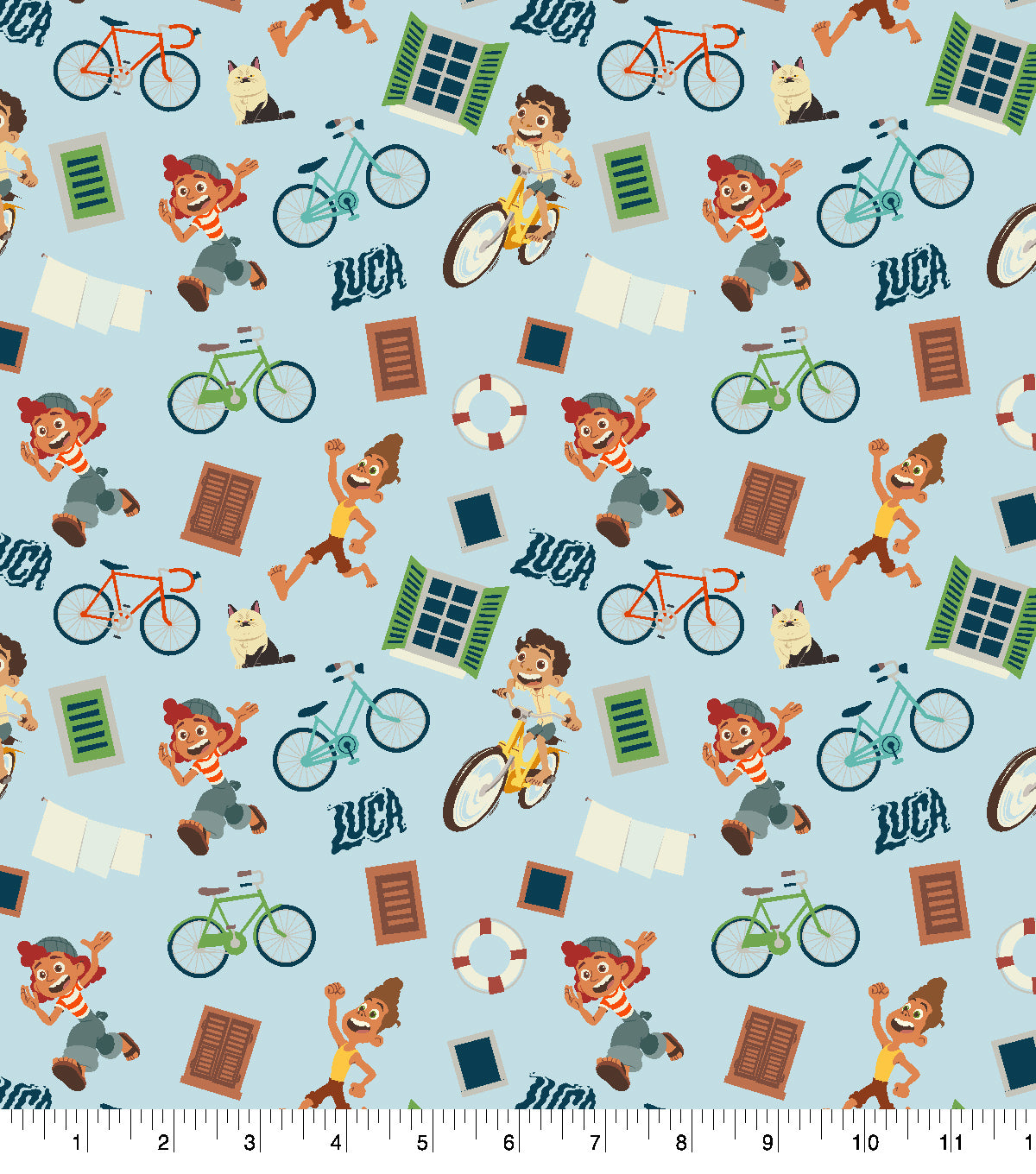 Disney and Pixar's Luca Friends Forever Fabric