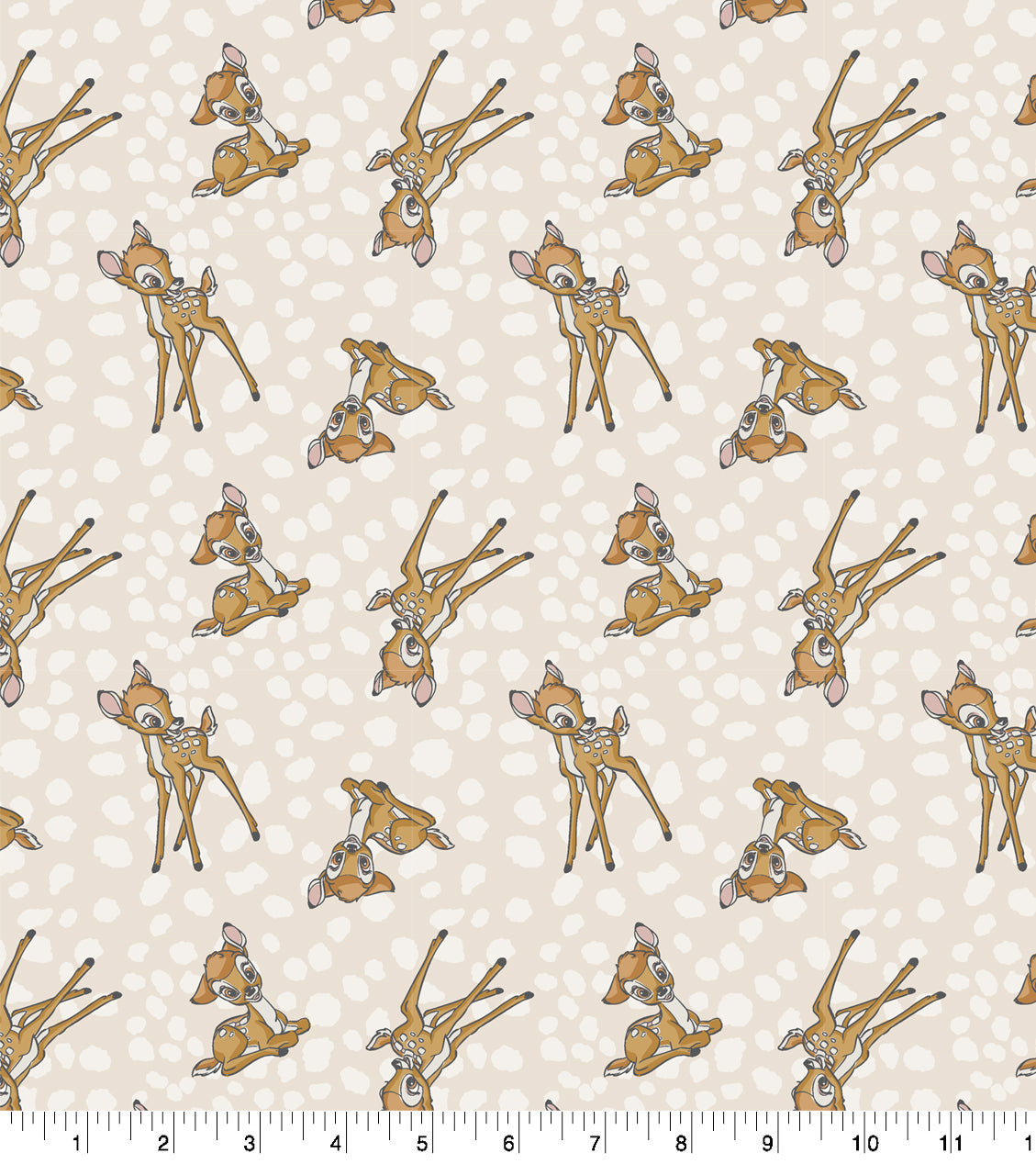 Disney Bambi Polka Dot Cotton Fabric