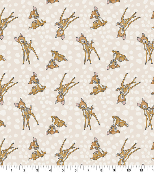 Disney Bambi Polka Dot Cotton Fabric