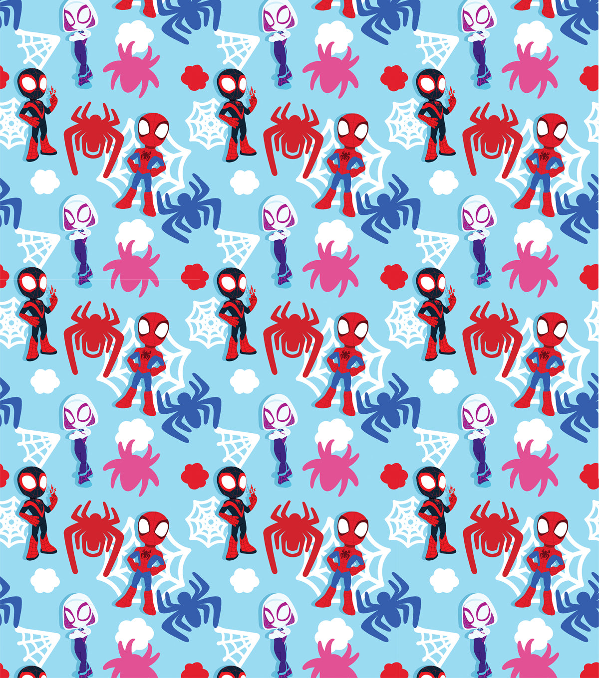 Marvel's Spidey and His Amazing Friends Spidey Fabric