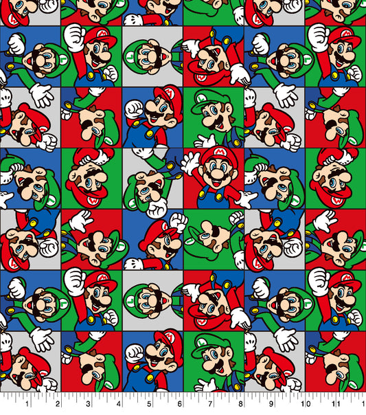 Nintendo Mario Bros. Character Fabric