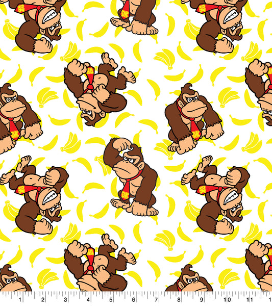 Nintendo Donkey Kong Character Fabric