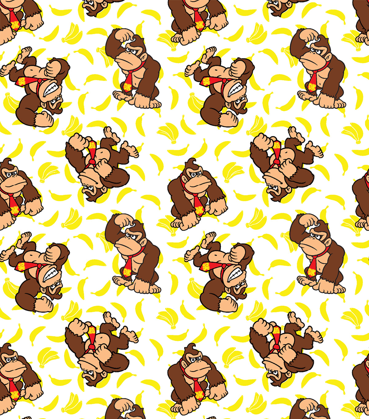 Nintendo Donkey Kong Character Fabric