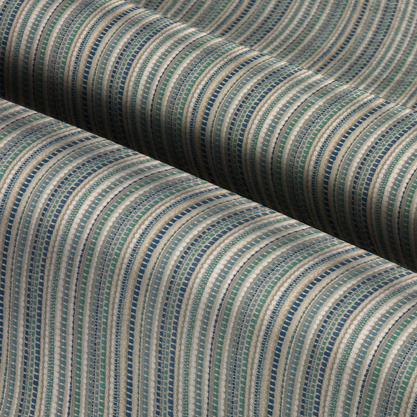 Modern Coastal Barley Heavy Linen Decorative Fabric