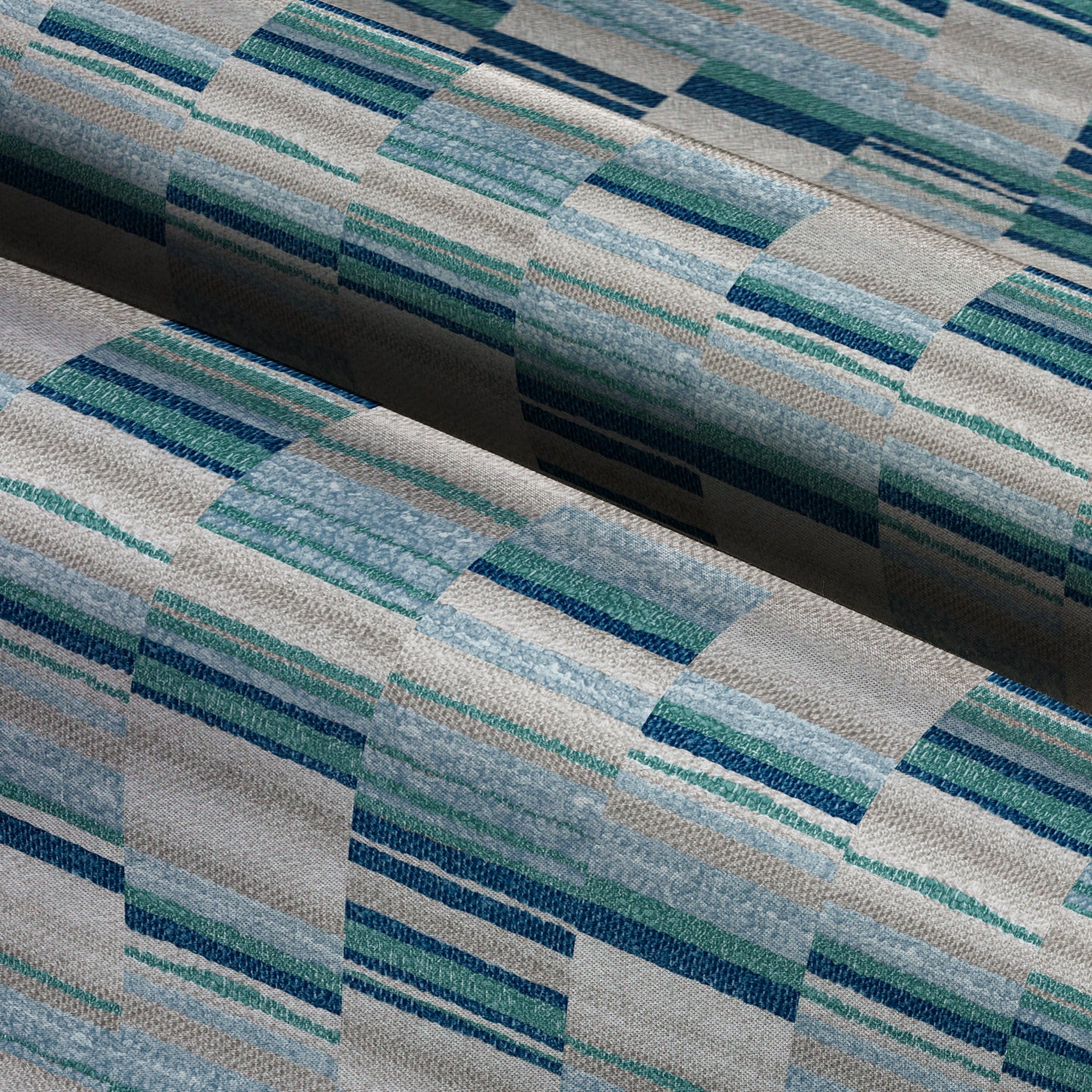 Modern Coastal Tatum Heavy Linen Decorative Fabric