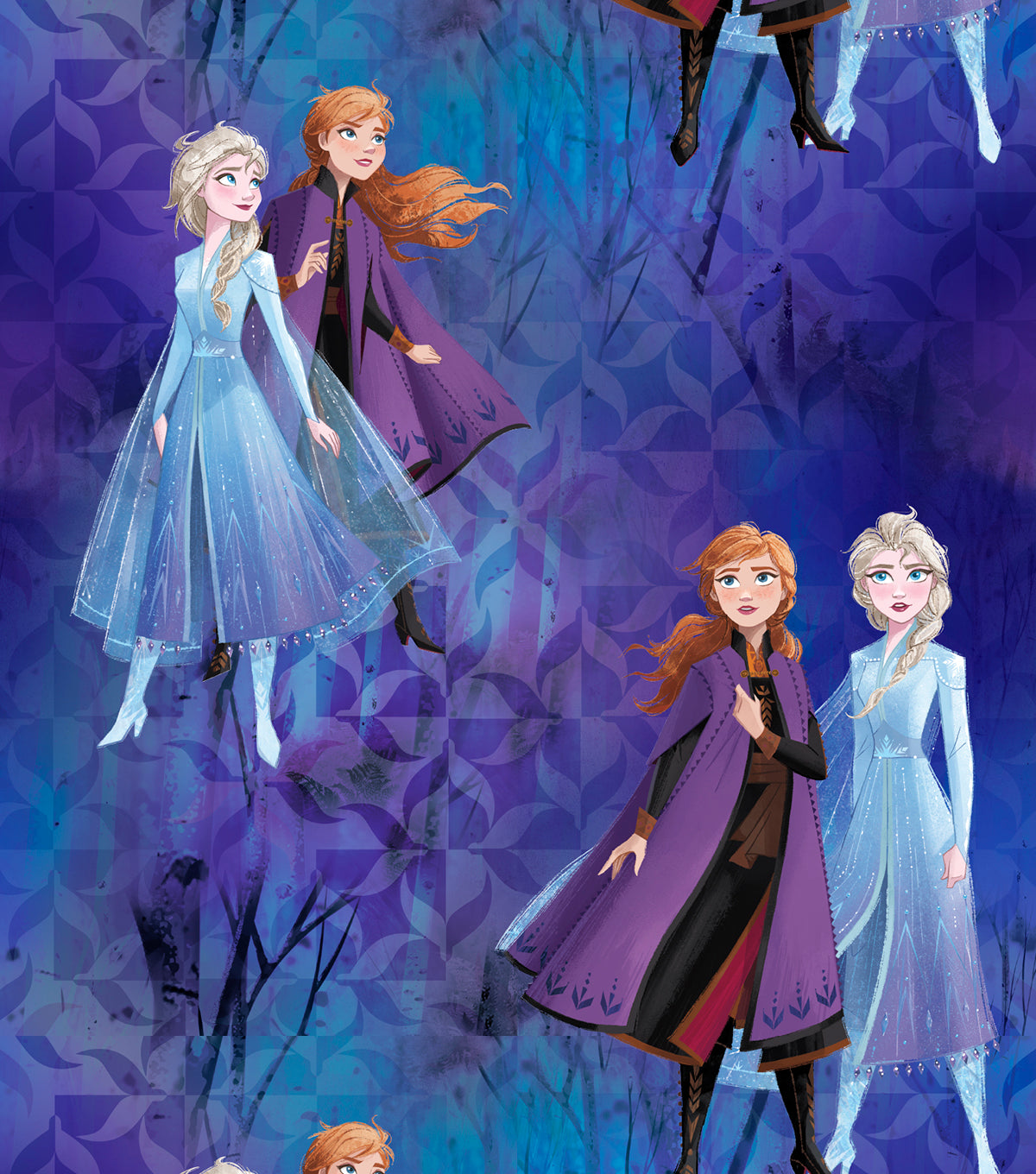 Disney Frozen A Sister's Journey Fabric